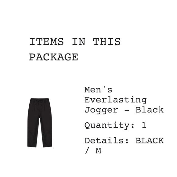 NWT FOR DAYS Men's Everlasting Jogger - Black
BLACK / M - Picture 2 of 5